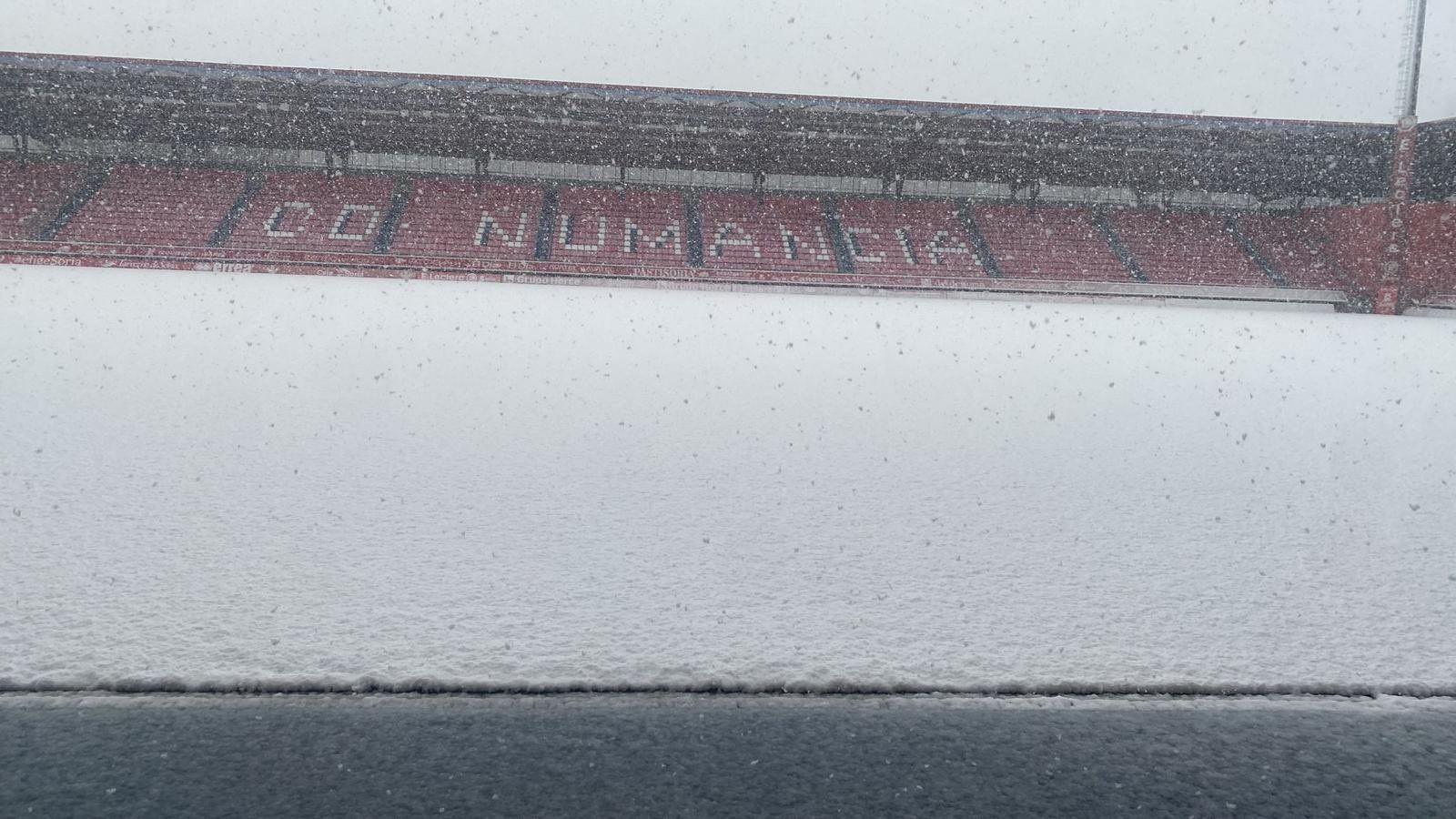 Imagen de Los Pajaritos con mucha nieve FOTO CD NUMANCIA