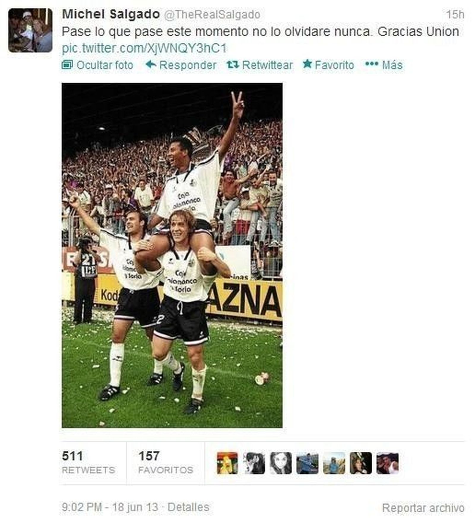 El mundo del fútbol da su último adiós a la UDS a través de las redes sociales