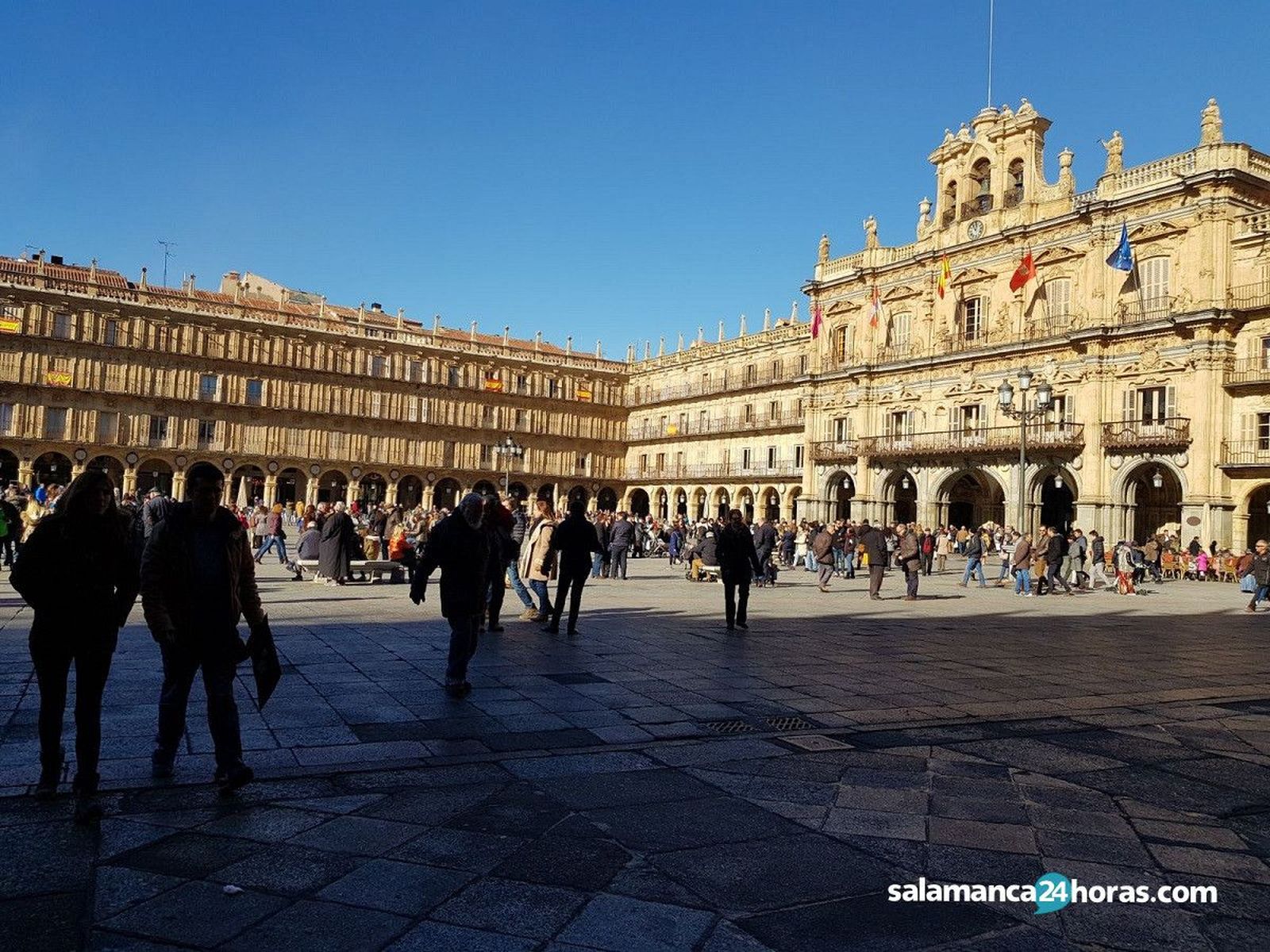 Plaza mayor. Foto de archivo