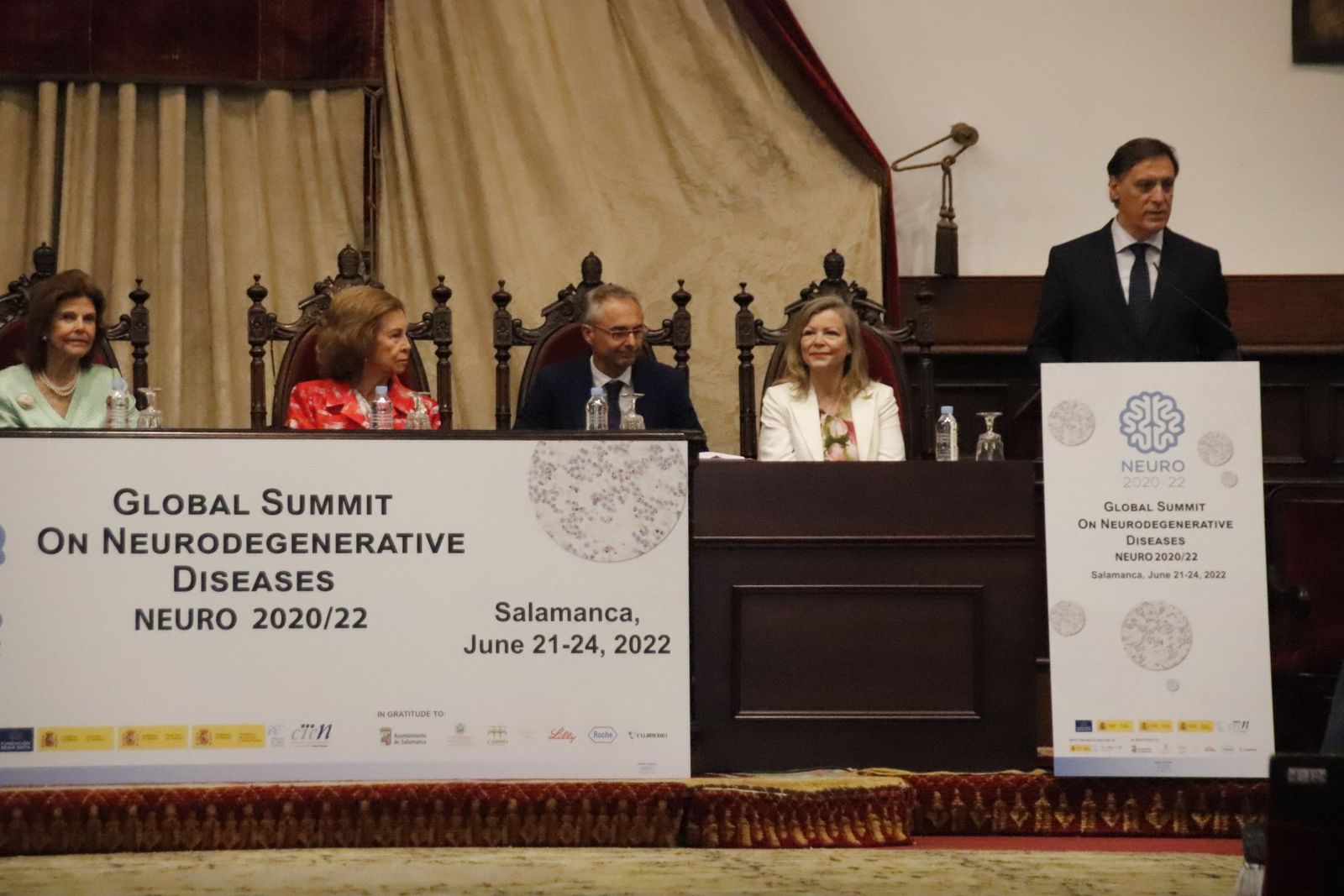 La Reina Sofía inaugura la "Global Summit on neurodegenerative