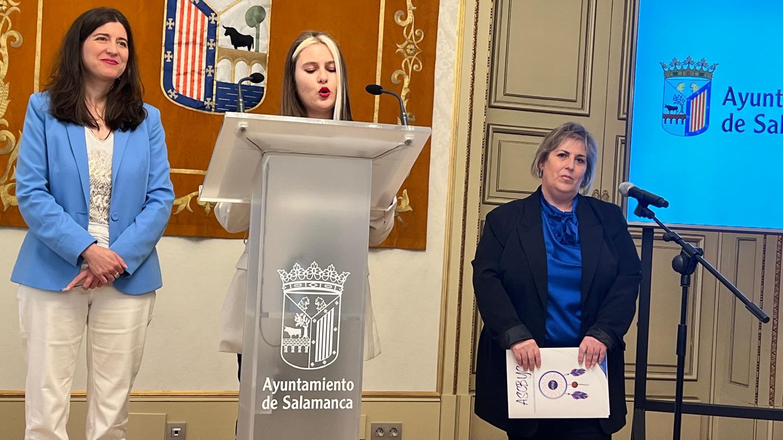 Lectura del manifiesto contra el acoso escolar de ASCBYC