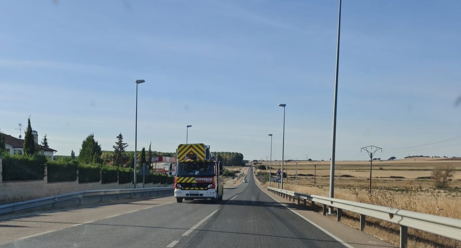 Incendio en una vivienda en Valverdón