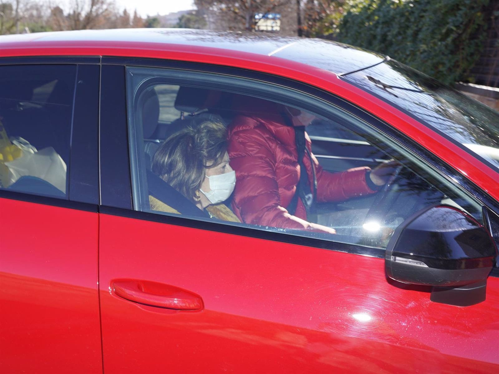 Maria Teresa Campos entrando en casa de Terelu Campos para el día de Reyes