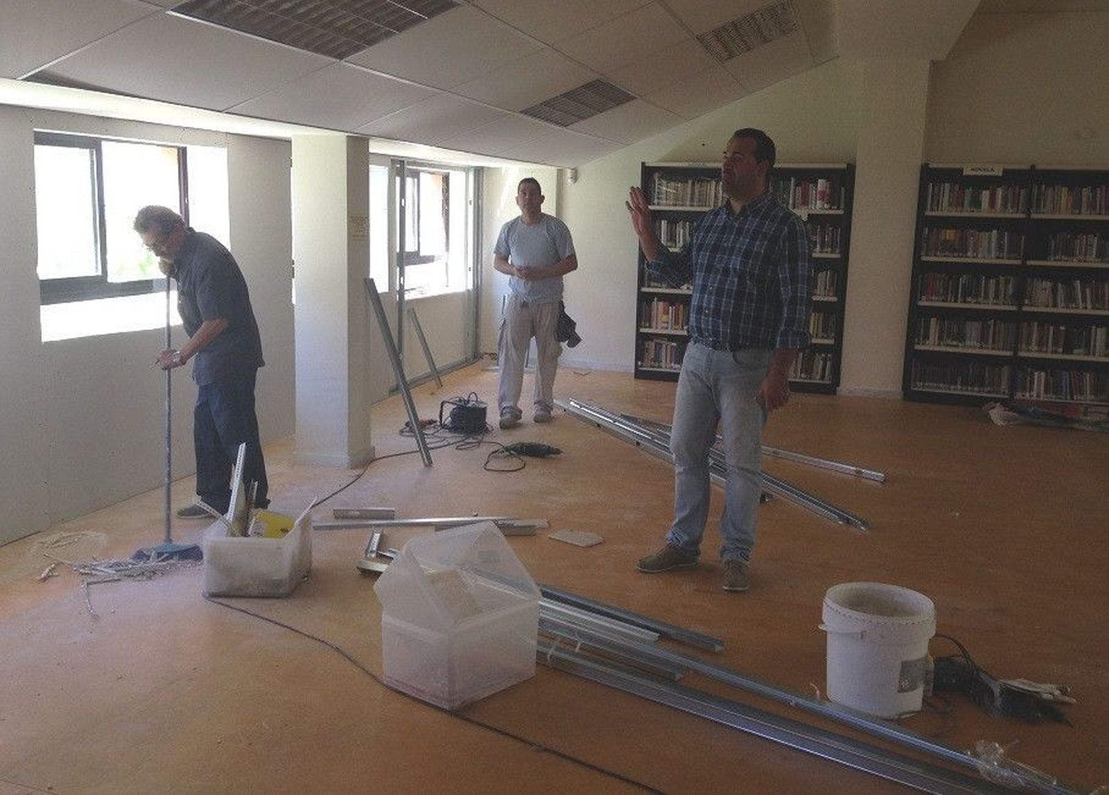 Arrancan las obras de la biblioteca municipal Arrancan las obras de la biblioteca municipal