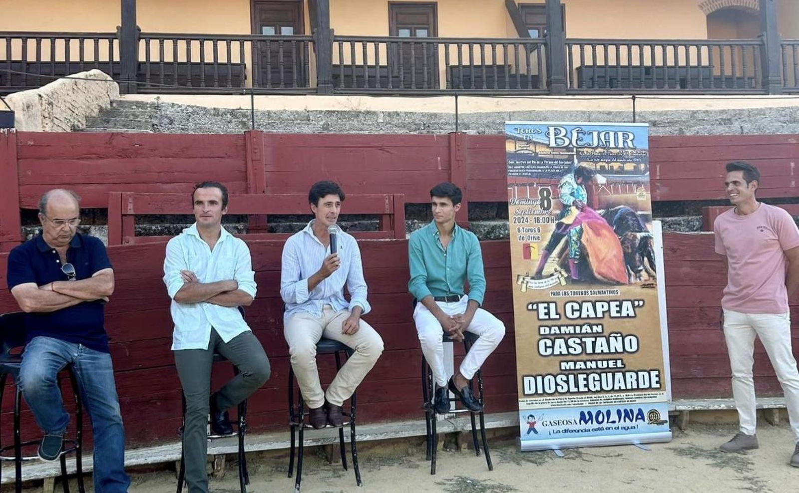 “El Capea”, Damián Castaño y Manuel Diosleguarde en "La Ancianita" “El Capea”, Damián Castaño y Manuel Diosleguarde en "La Ancianita"
