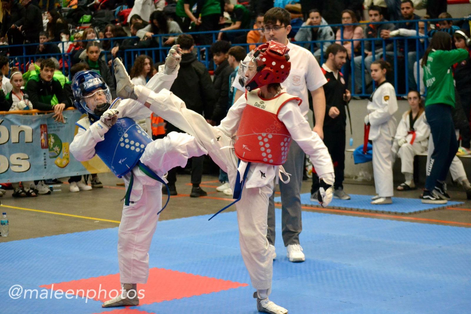 Cosecha de metales en el tatami para el Taekwondo Zamora