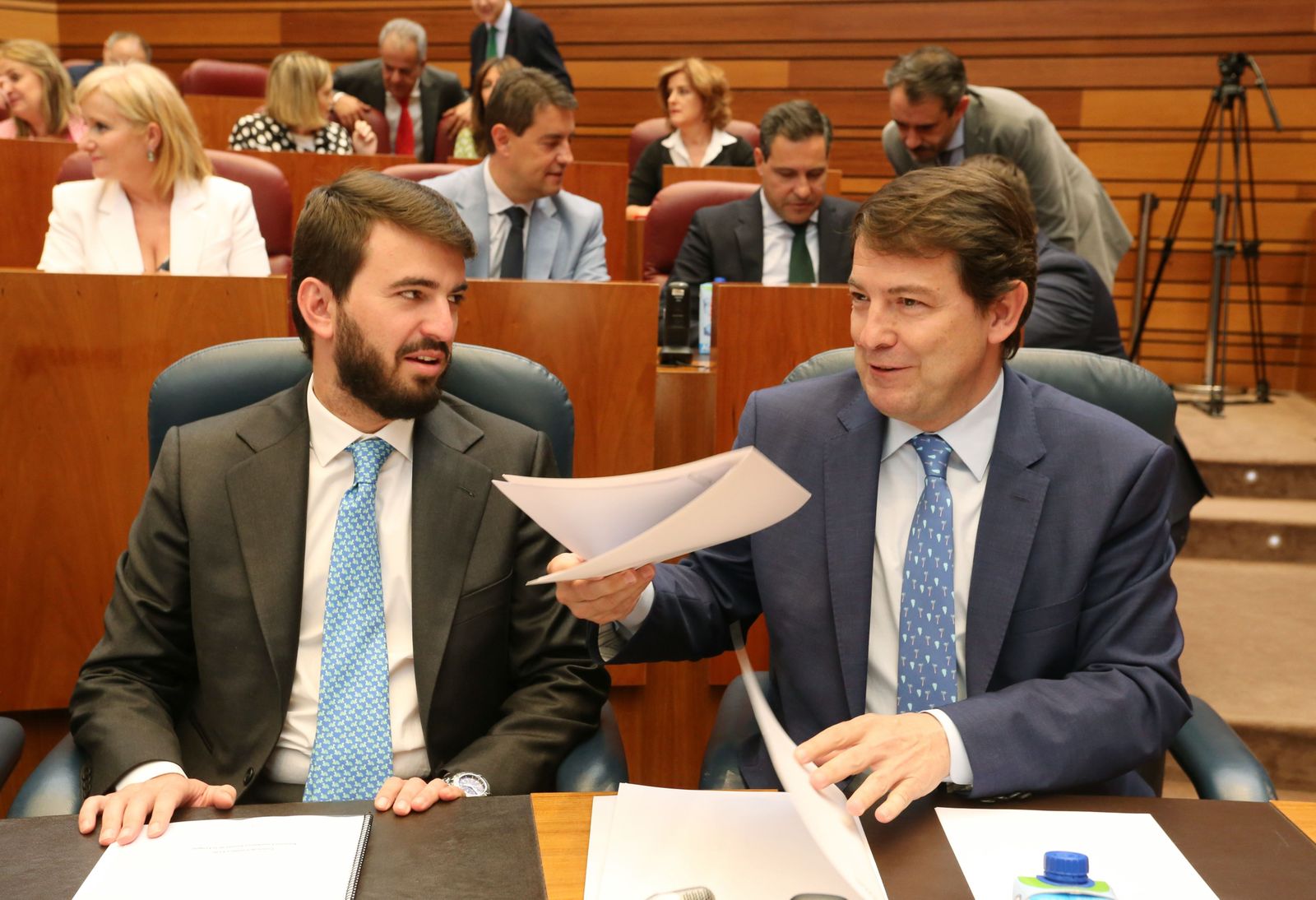 Juan García Gallardo y Alfonso Fernández Mañueco