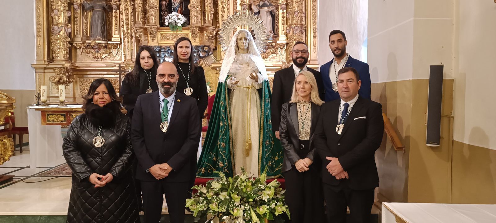 La Cofradía de la Esperanza celebra el éxito de participación en la festividad de la Virgen