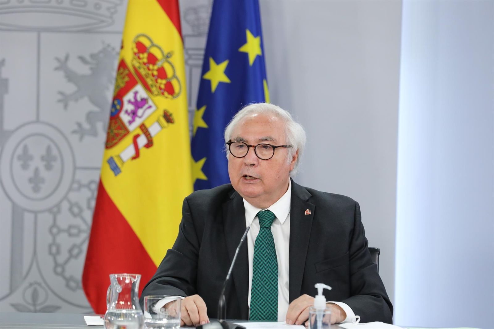 El ministro de Universidades, Manuel Castells