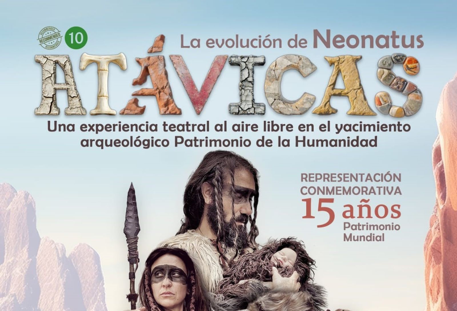 El Yacimiento de Siega Verde acogerá el estreno de la obra teatral "Atávicas" por su 15º aniversario como Patrimonio de la Humanidad
