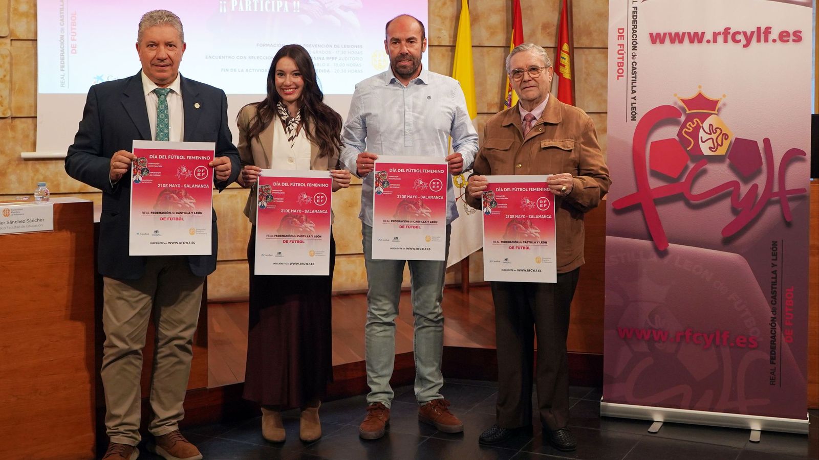 Presentación del Día del Fútbol Femenino en la UPSA