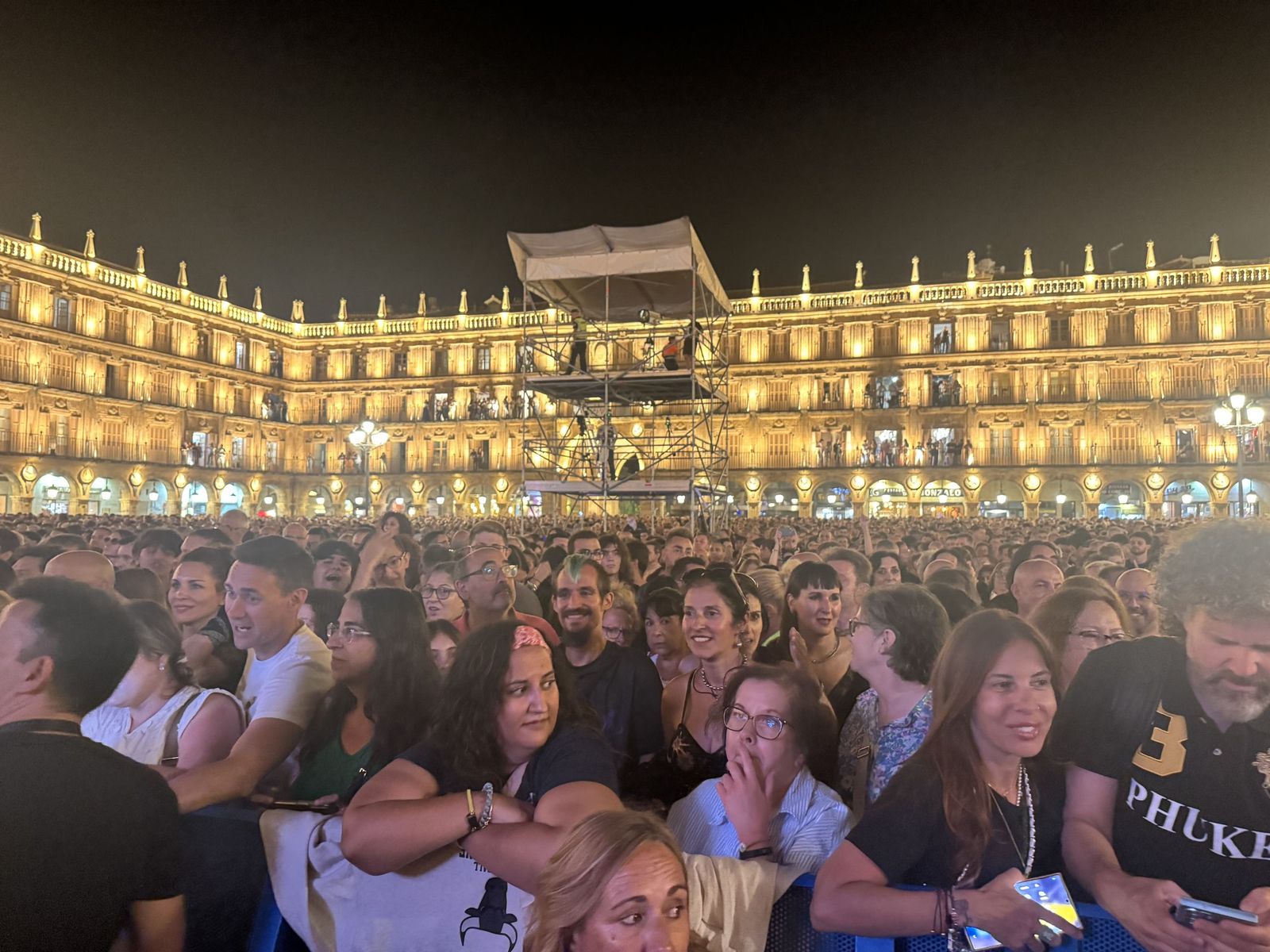 Concierto de Europe en la Plaza Mayor