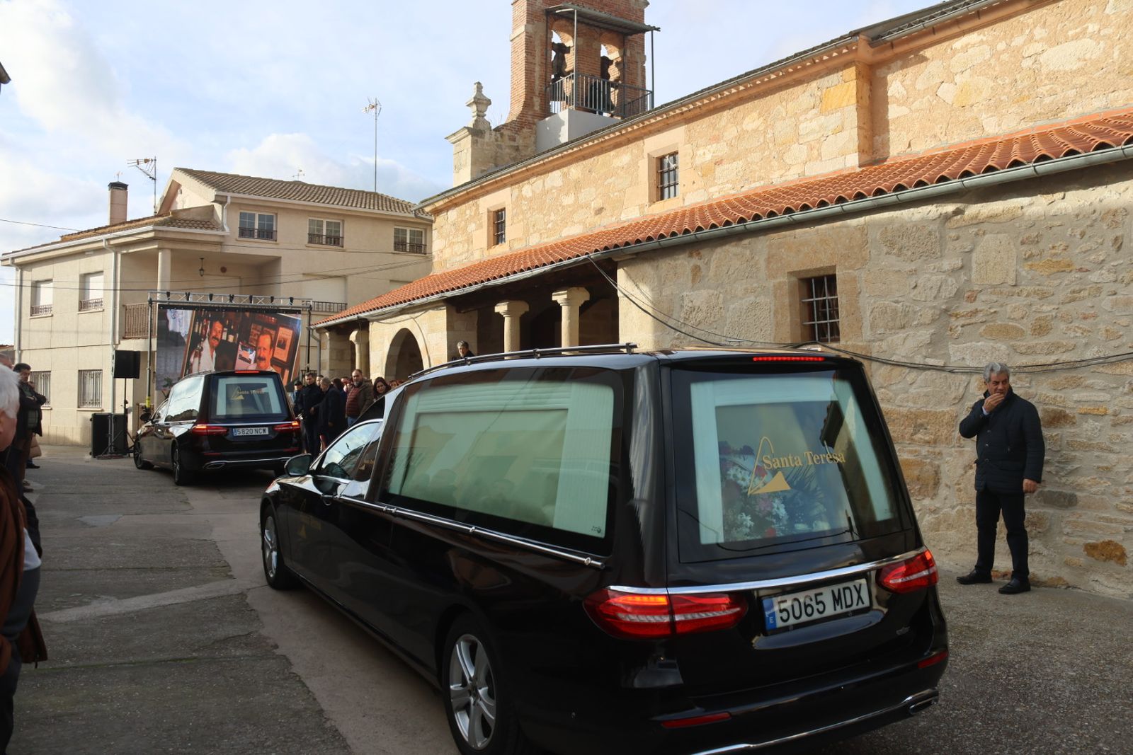 Funeral del empresario Silvestre Sánchez Sierra en Aldearrodrigo