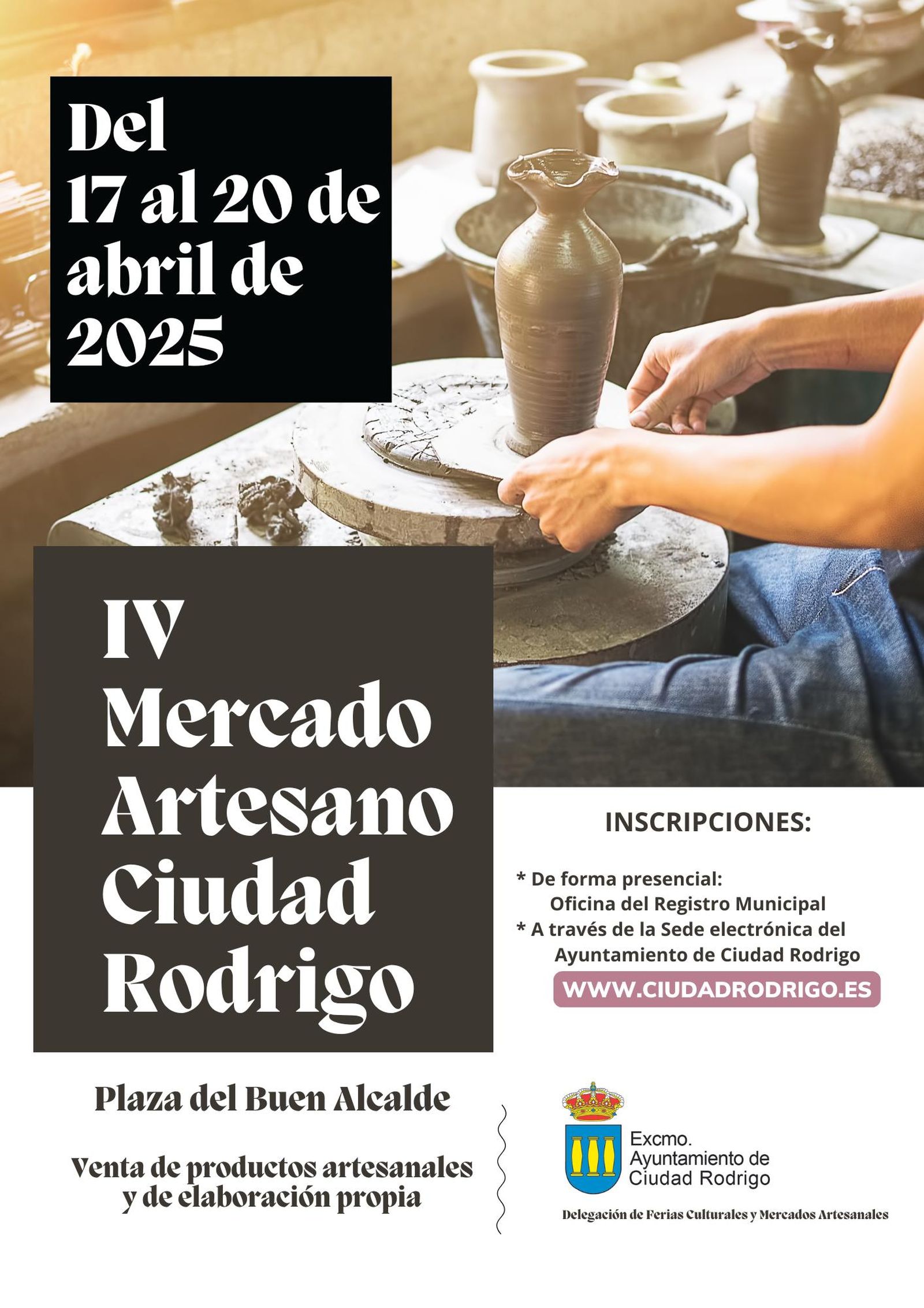 Cartel anunciador IV Mercado Artesano 2025