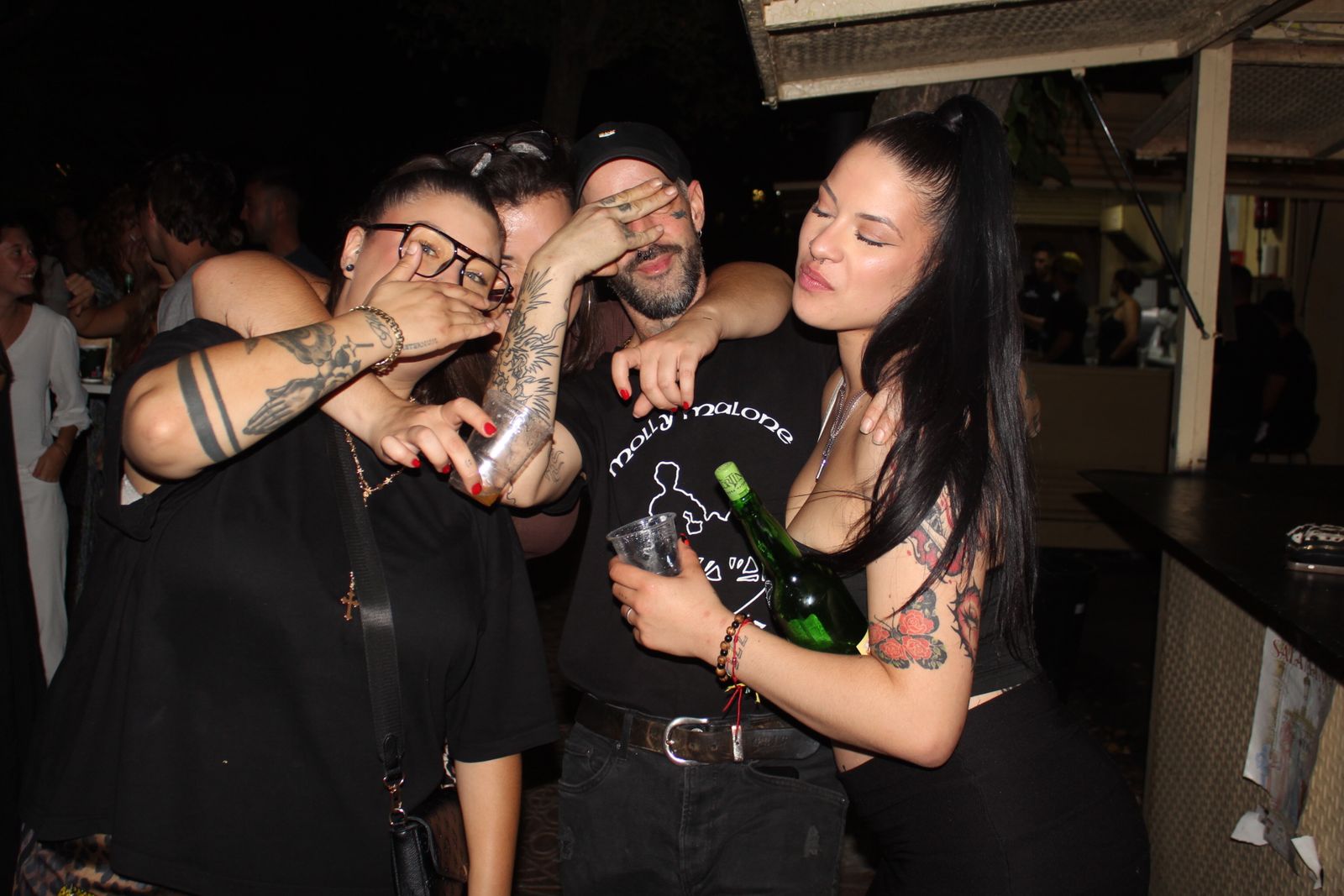 Ambiente en la Feria de Día en la tarde de este lunes