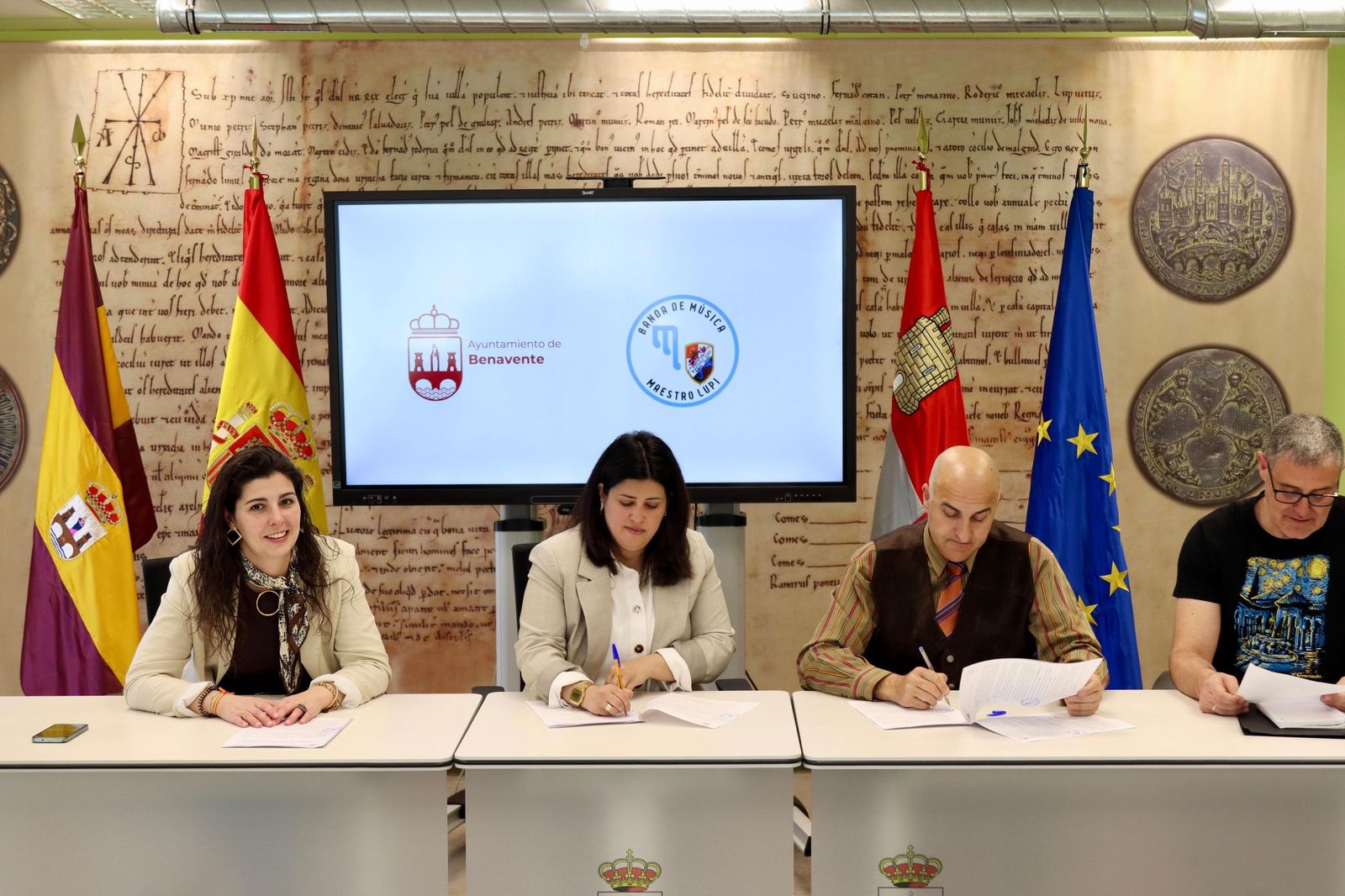 Renovación de convenio Ayto. Benavente y Banda de Música Maestro Lupi