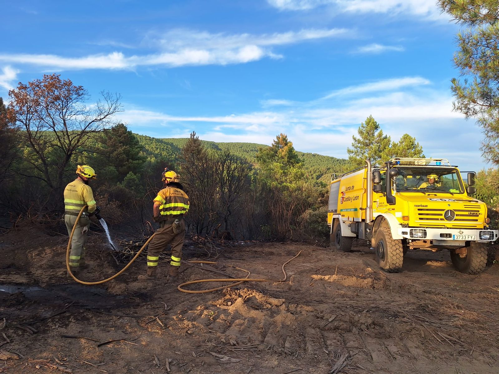Incendio en Garcibuey