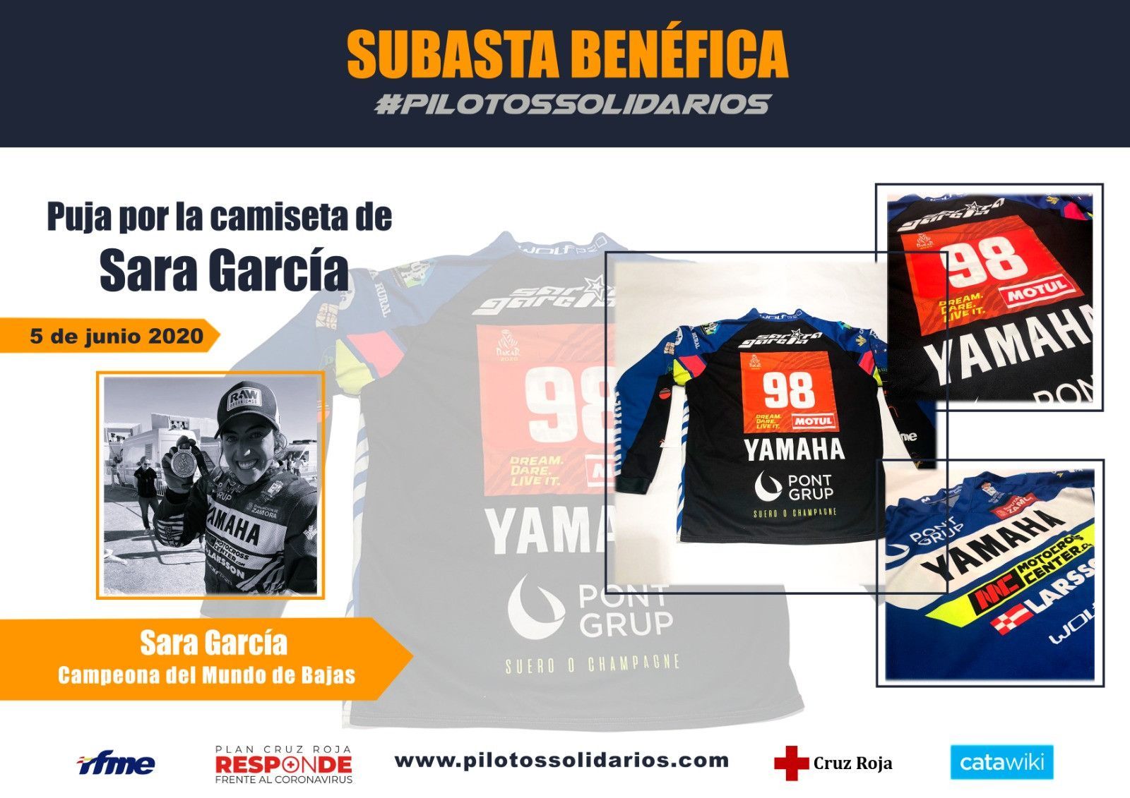 Pilotos solidarios Sara García