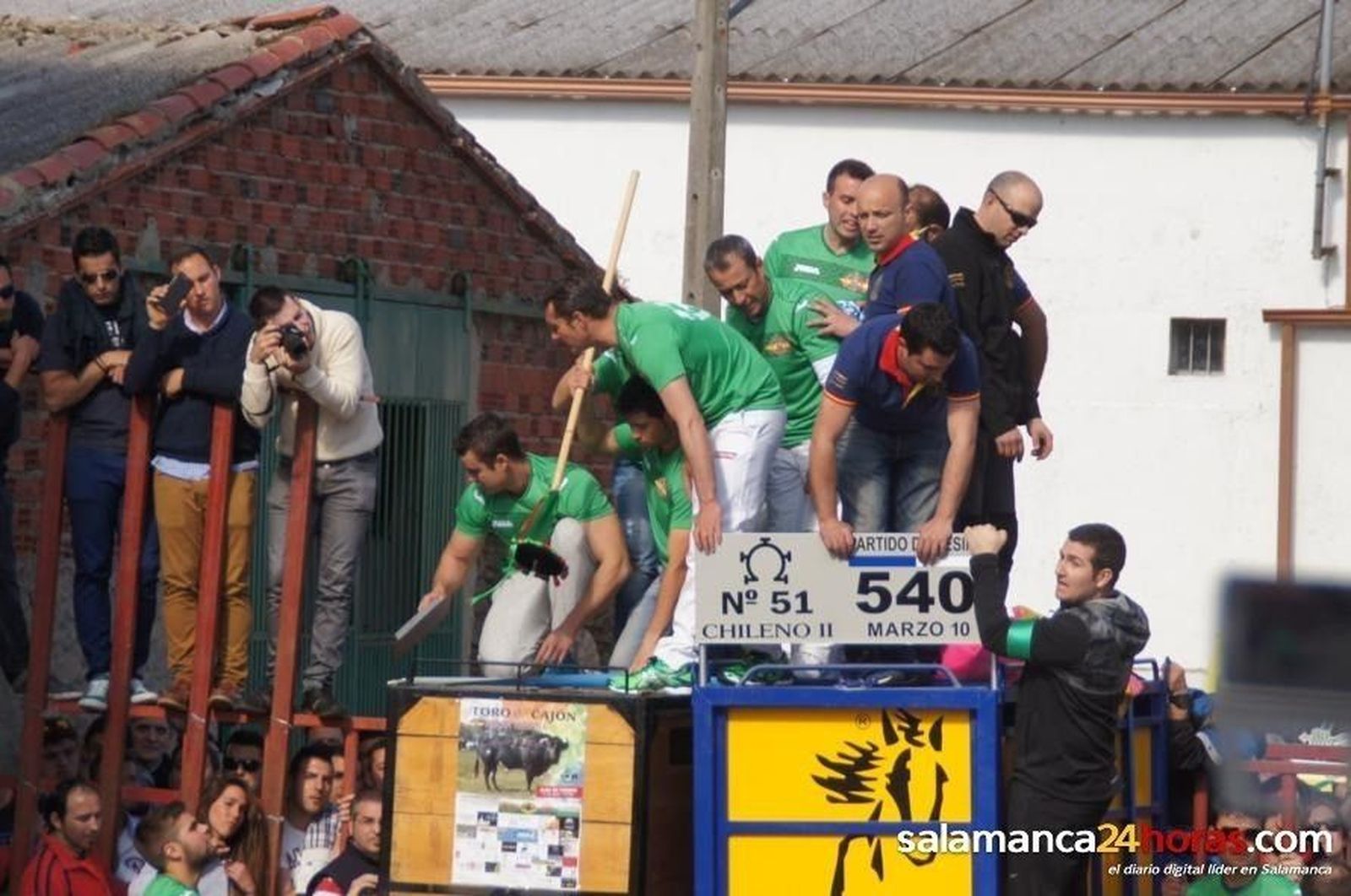 Toro del cajón en Alba de Tormes