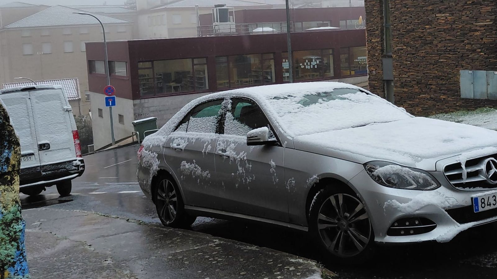 Nieve en la provincia de Salamanca este lunes 9 de marzo