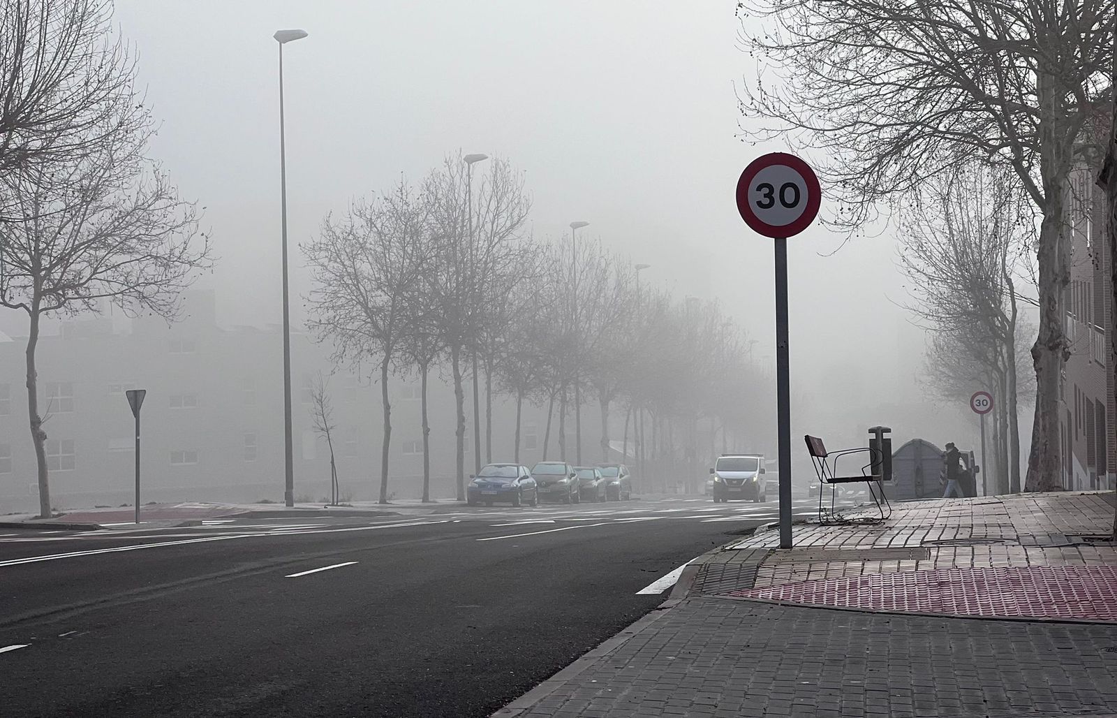 Niebla en Salamanca capital