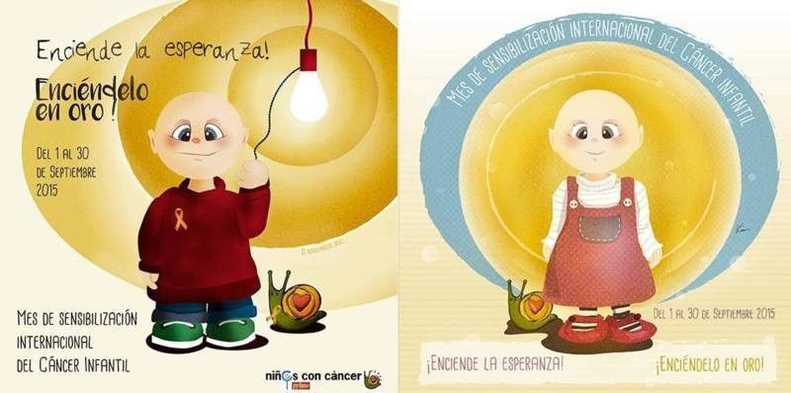 Salamanca se suma a la campaña de sensibilización sobre el cáncer infantil 