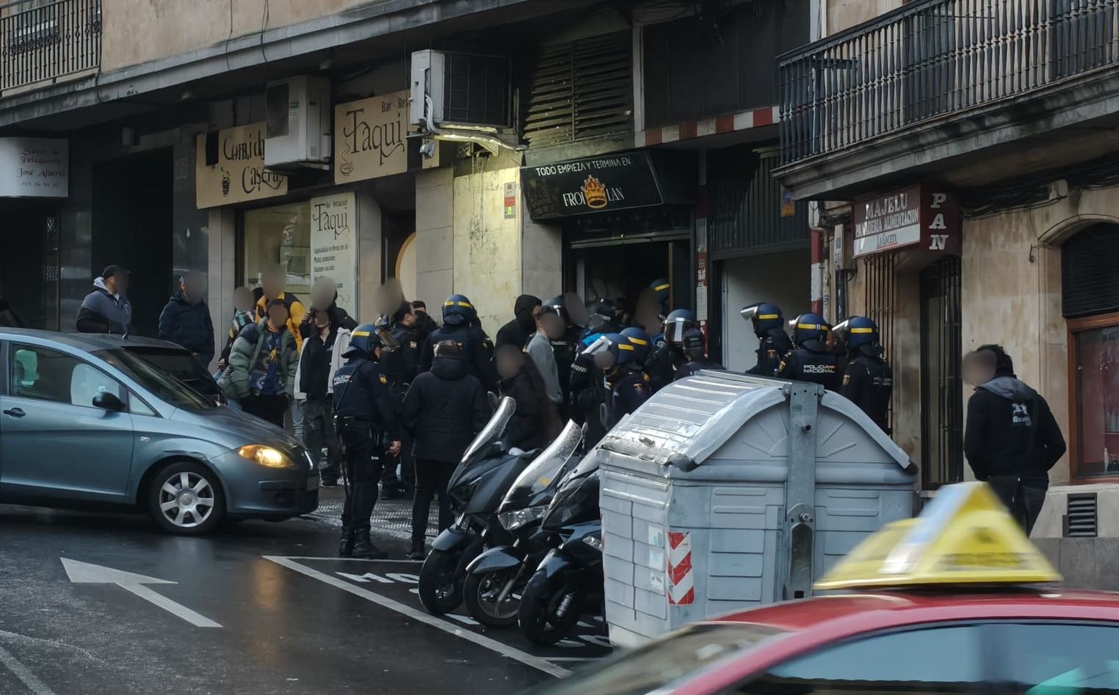 Redada en el after de la cuesta de Sancti-Spiritus