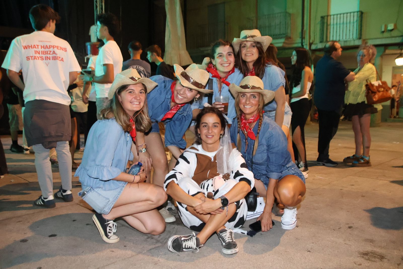 Panorama en la plaza Mayor de Guijuelo