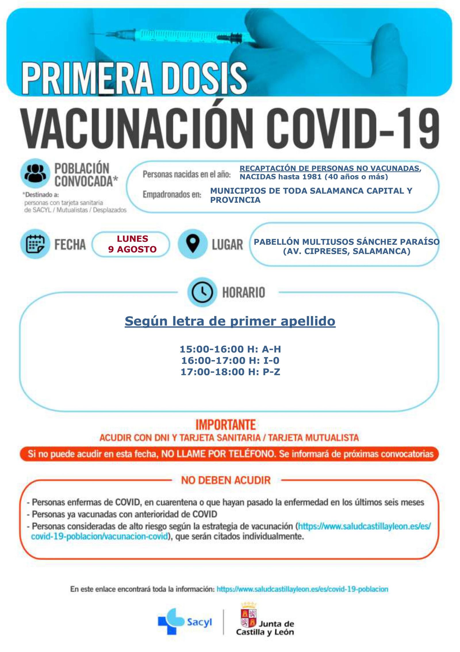 Cartel de repesca para los nacidos hasta 1981