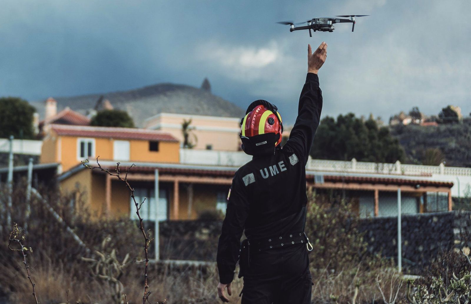 Imagen de la Unidad de Drones de la UME Ministerio de Defensa