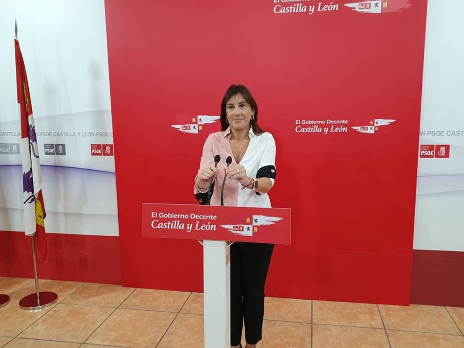 PSOE CyL. Ana Sánchez. Secretaria Organización RdP 23 09 19
