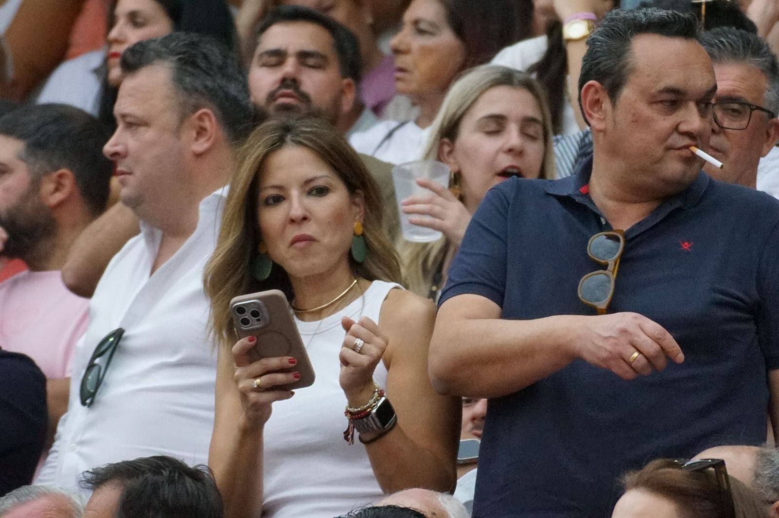 Gran ambiente en La Glorieta para la tarde de toros de Morante de la Puebla, Ismael Martín y Marco Pérez