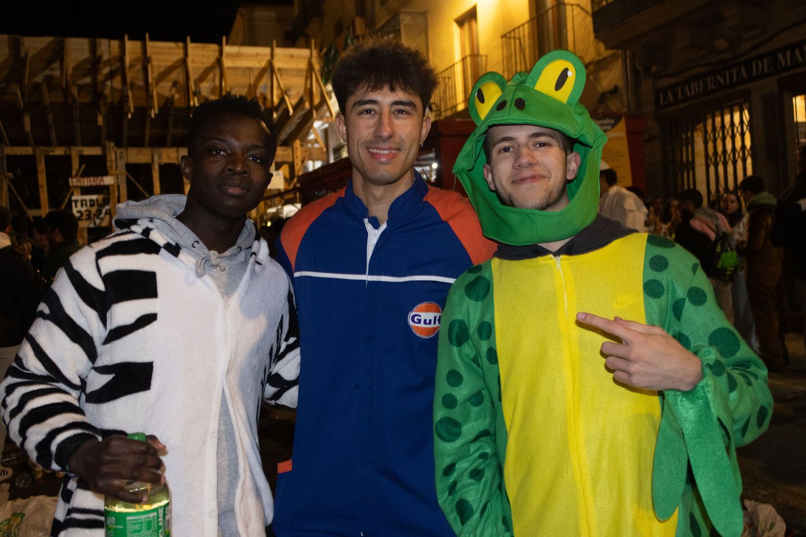 Salamanca de noche, sábado del Carnaval del Toro de Ciudad Rodrigo