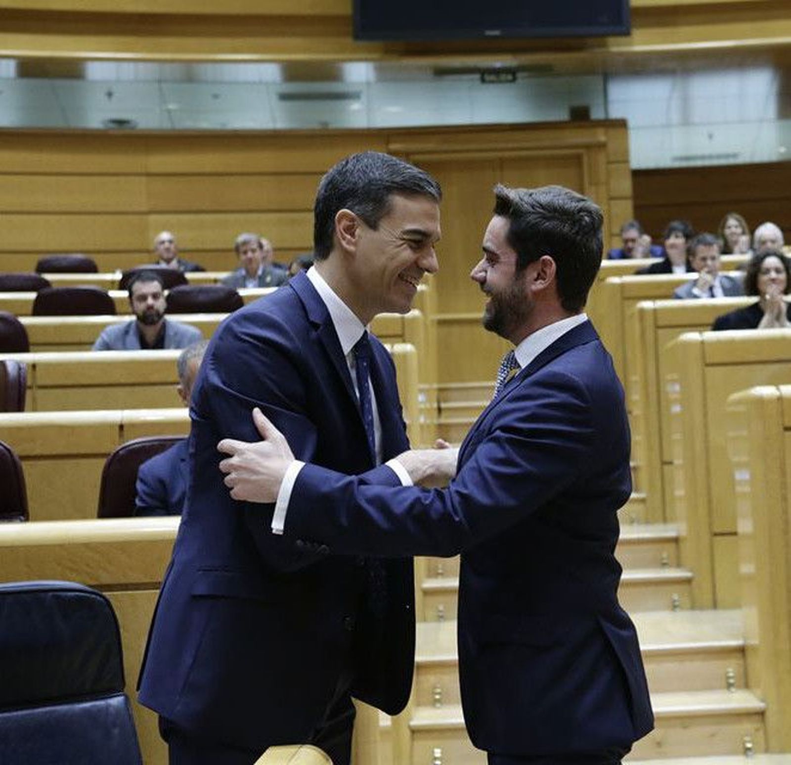 PSOE Zamora Pedro Sánchez y Antidio Fagúndez