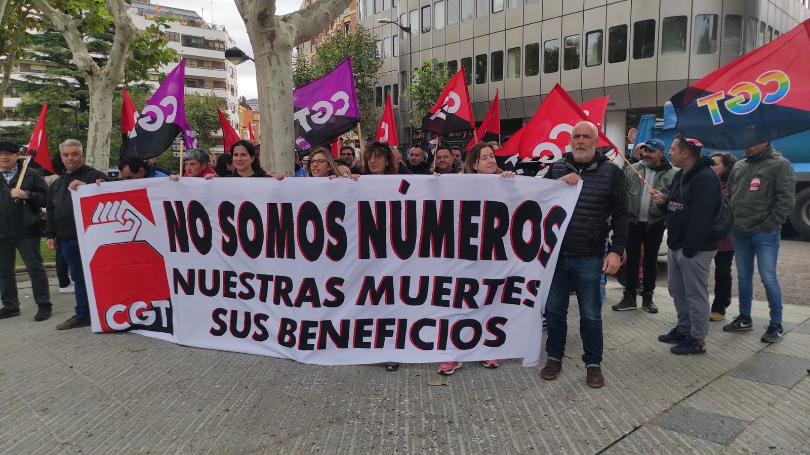CGT inicia en Zamora una campaña para atajar la siniestralidad laboral.