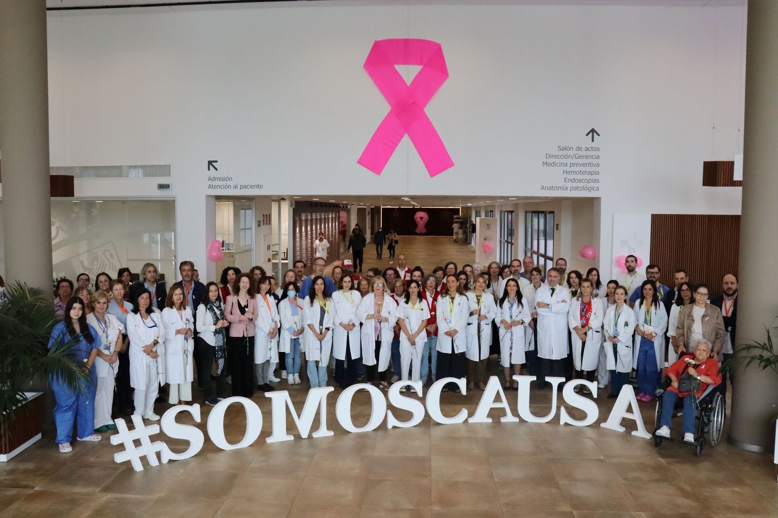 Día Mundial en la lucha contra el cáncer de mama en el Hospital de Salamanca