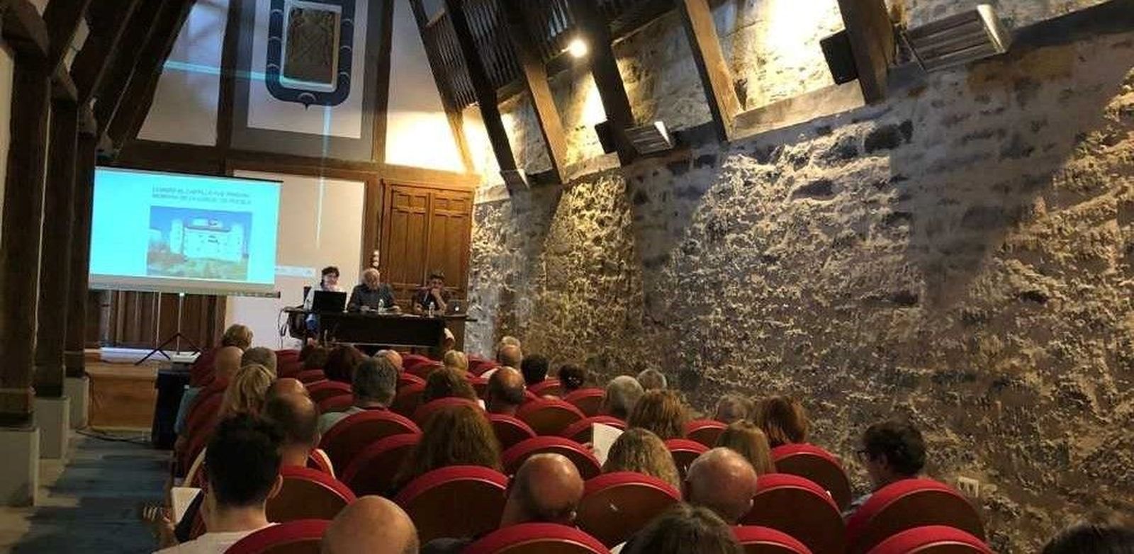 Un instante de la presentación del libro