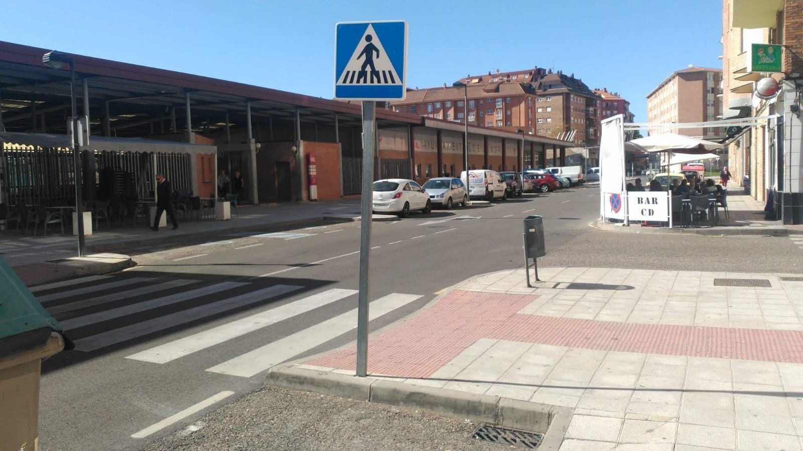 Ciudadanos Zamora (calle obispo Acuña pasos de peatones) octubre 2019