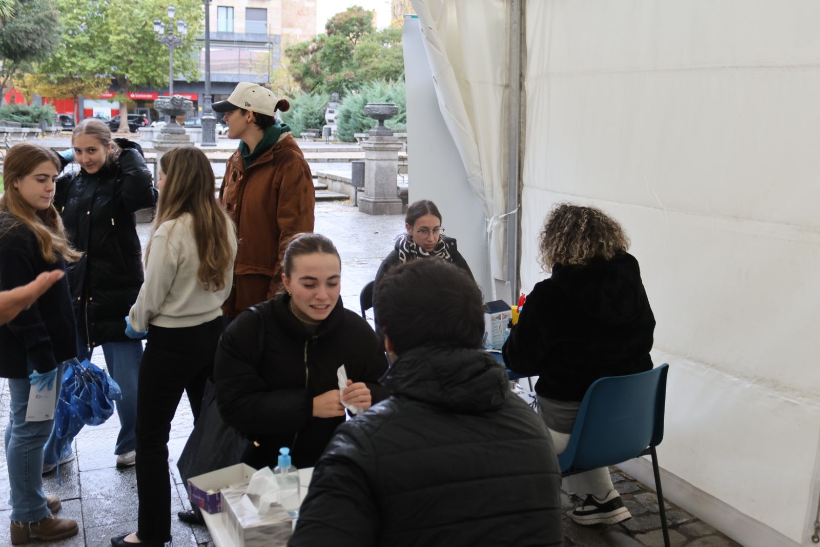 Carpa informativa pruebas de Glucemia en Los Bandos