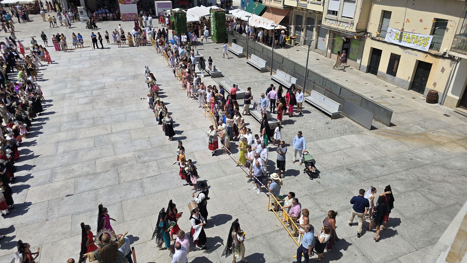 Procesión y ofrenda floral en honor de Nuestra Señora de la Asunción en Guijuelo