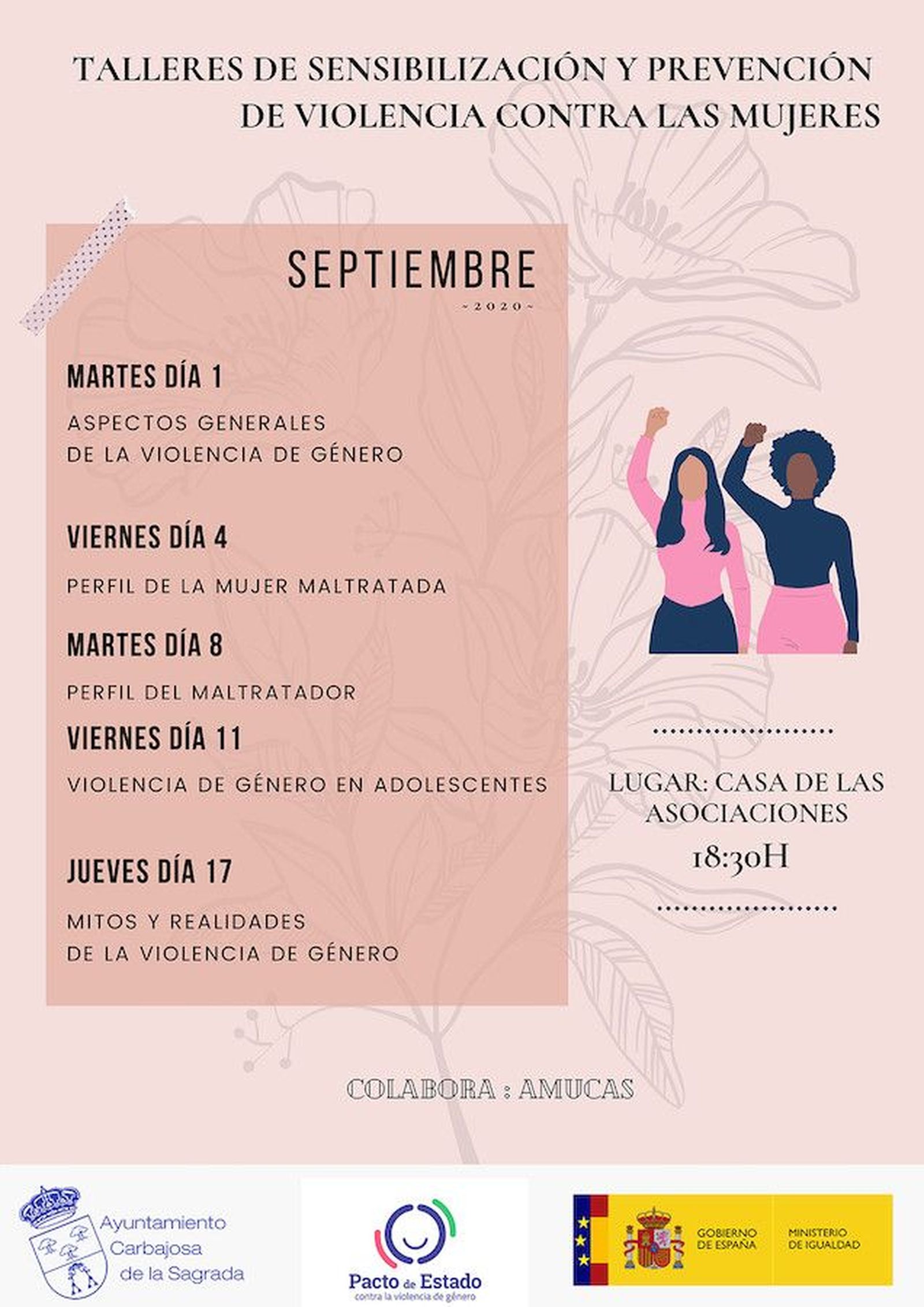 Talleres sensibilizaciou0301n contra violencia de geu0301nero