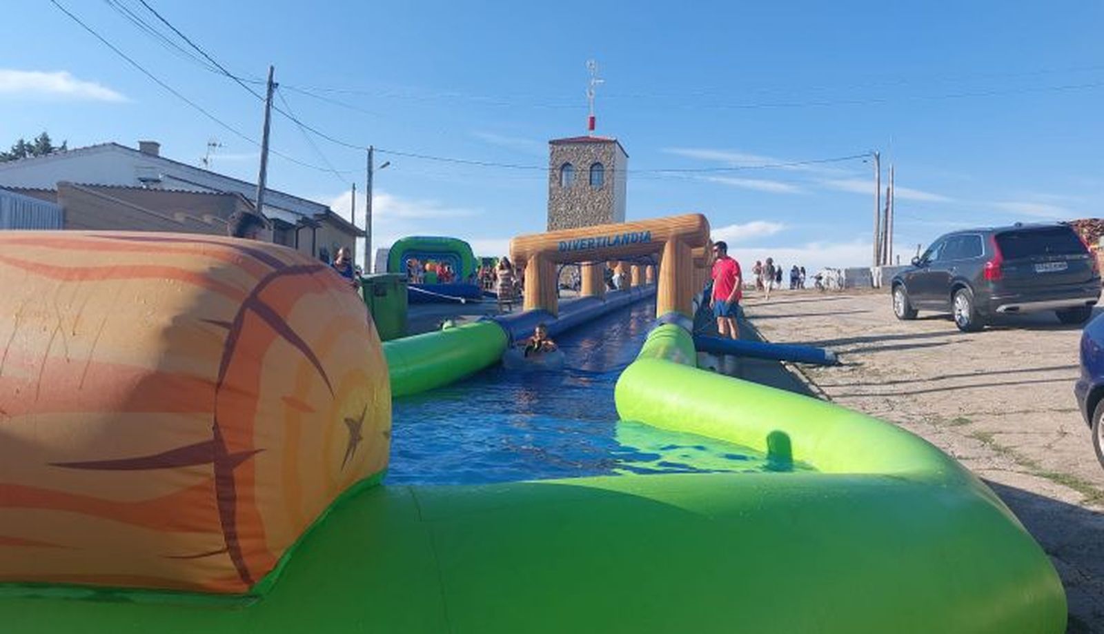 Tobogán, actividad programa fiestas Valdelosa
