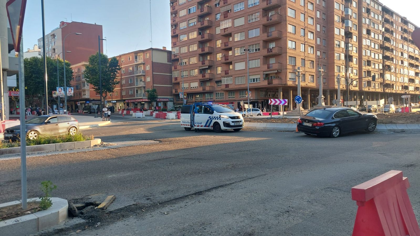 Accidente rotonda Tres Cruces
