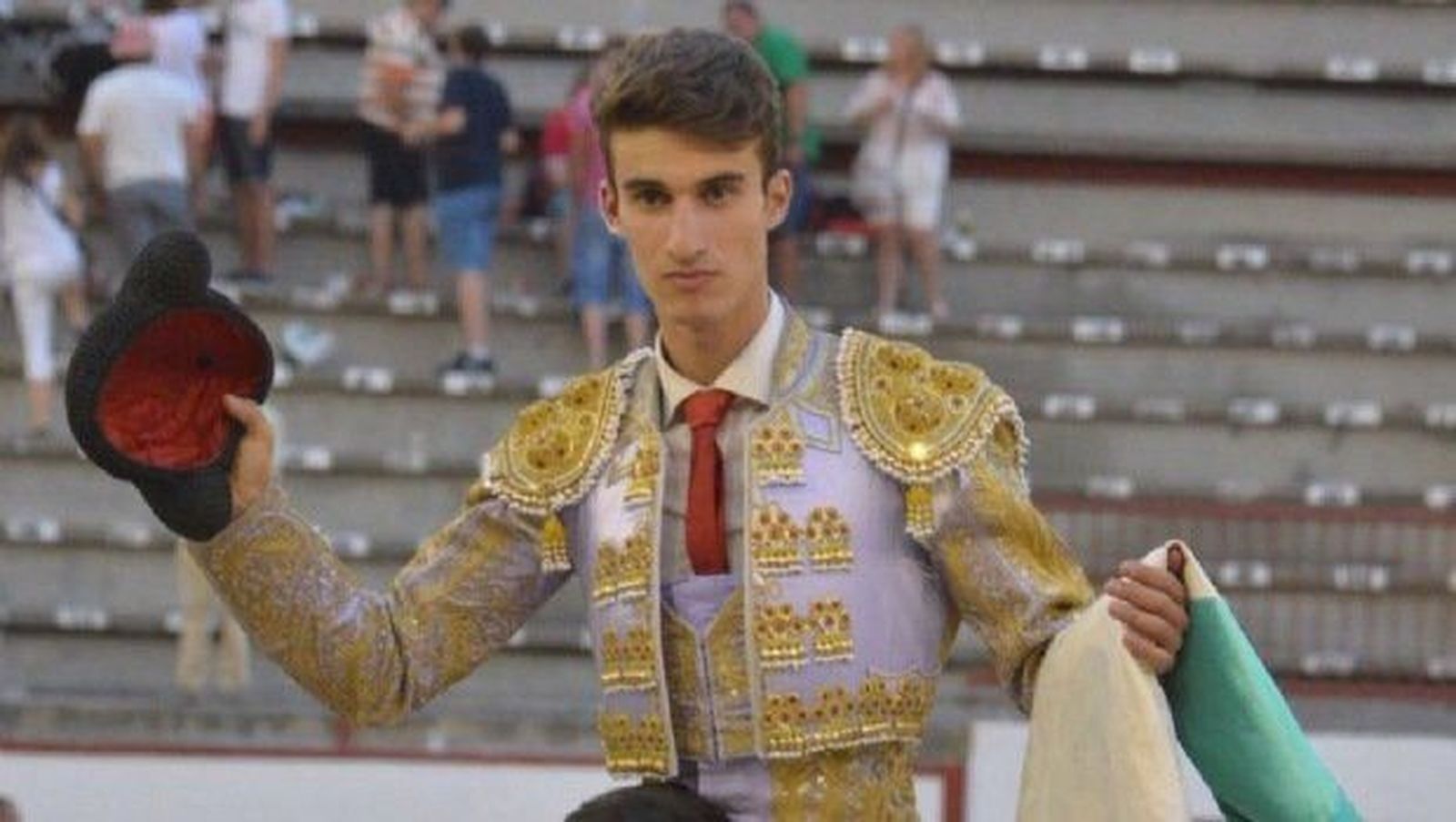 El novillero Sergio Díaz, herido en Aldeadávila de la Ribera