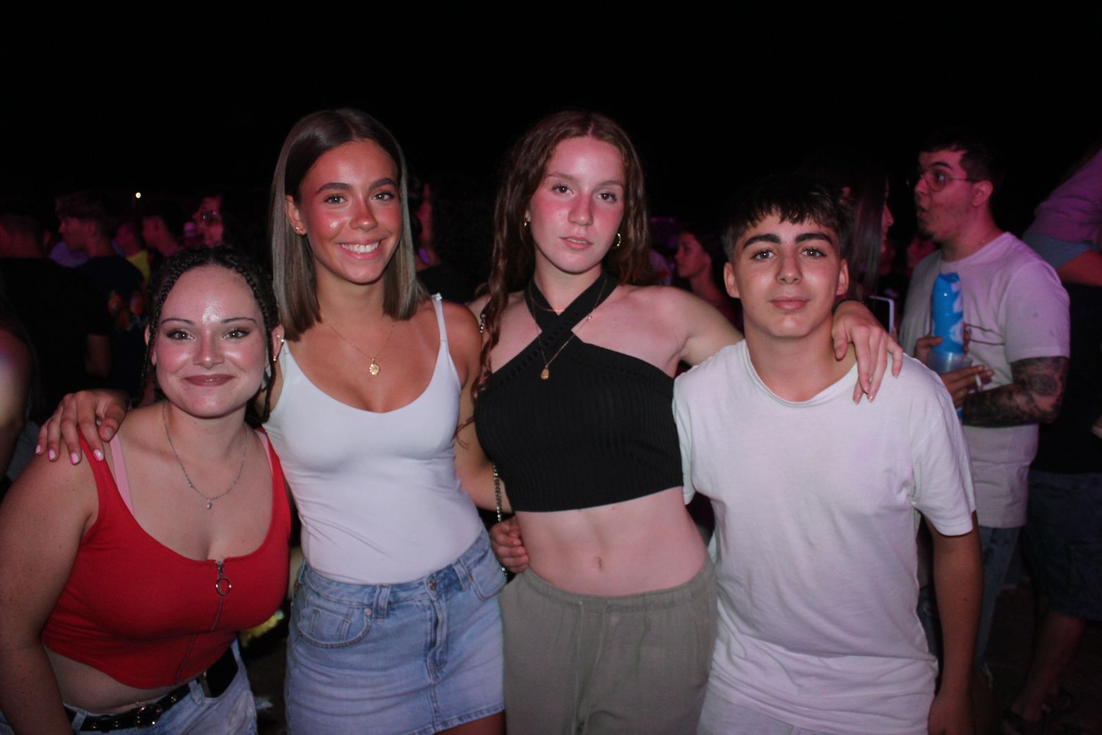 Salamanca de noche, sábado 23 de agosto