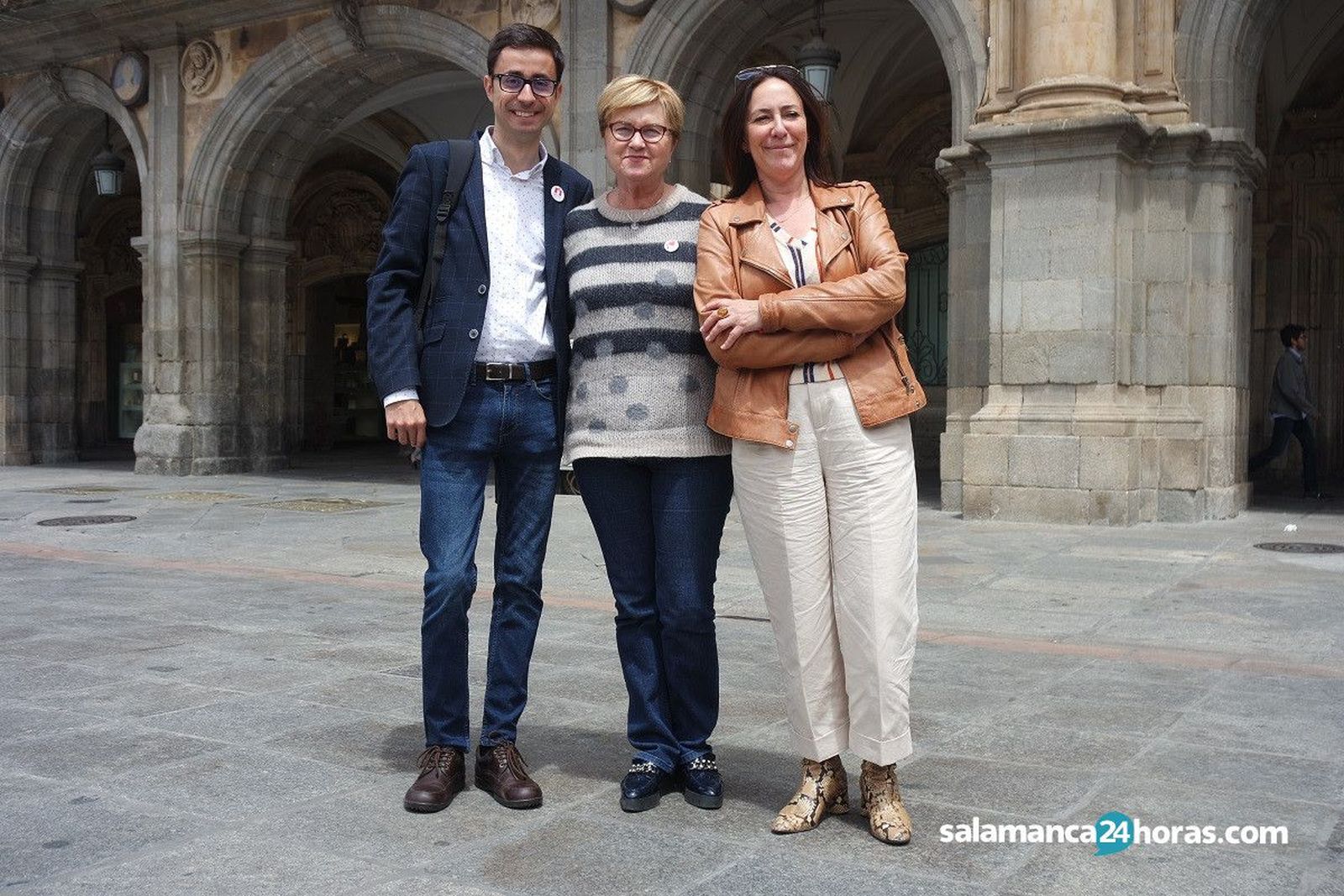 José Luis Mateos, Isaura Leal y Rosa Rubio