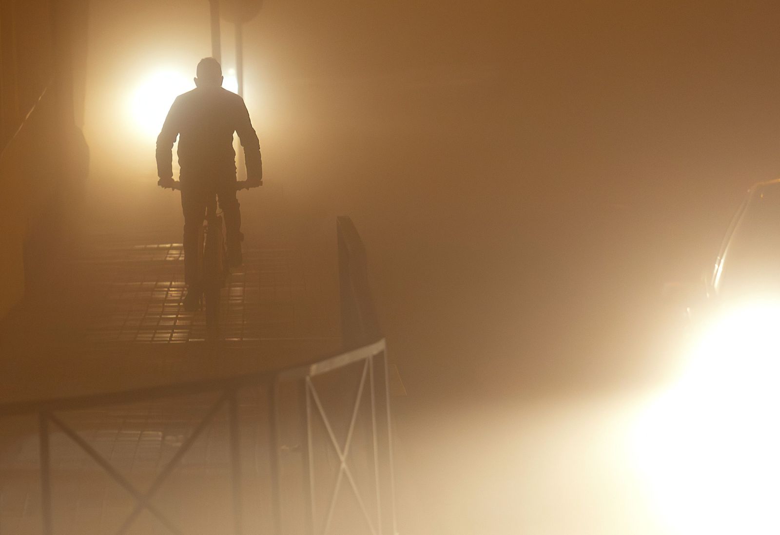 Niebla en Ciudad Rodrigo - Fotos José Vicente Agencia ICAL