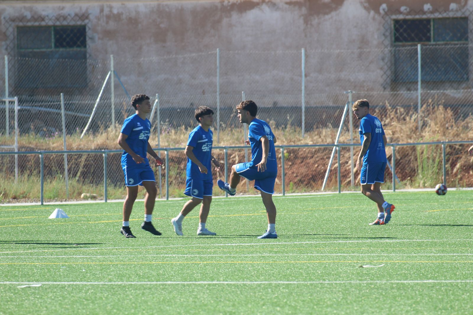 Entrenamiento de pretemporada de Unionistas.