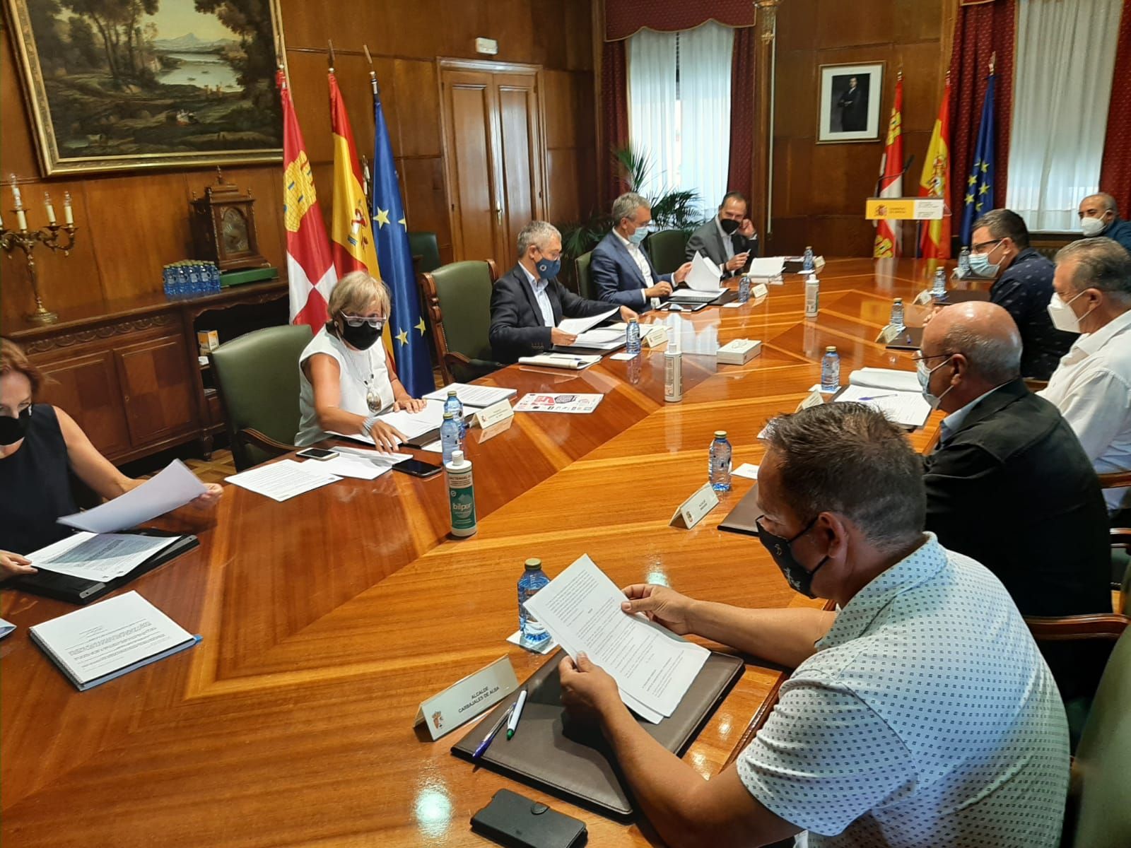 Reunión mantenida en la subdelegación del Gobierno