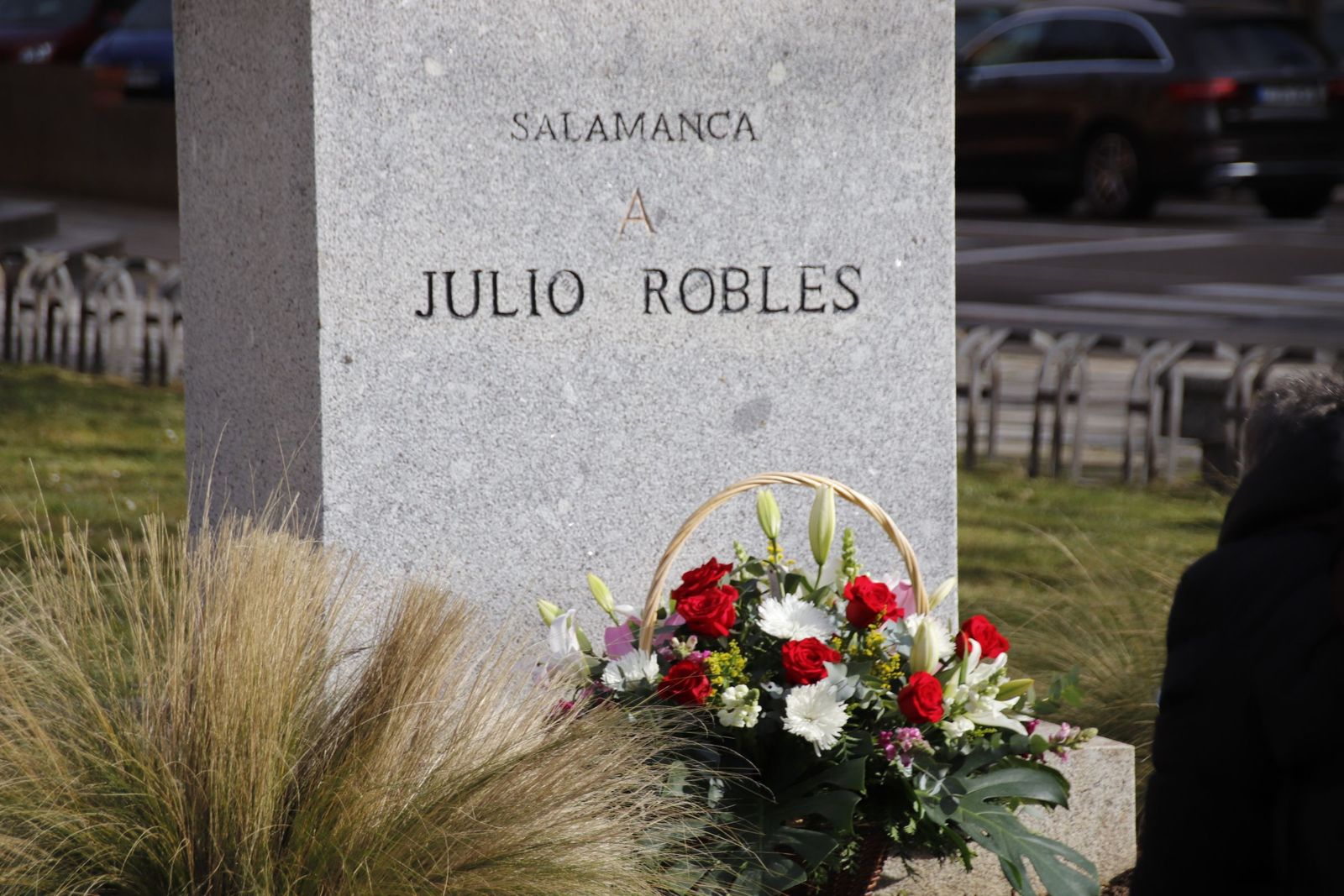 Foto de archivo del homenaje a Julio Robles